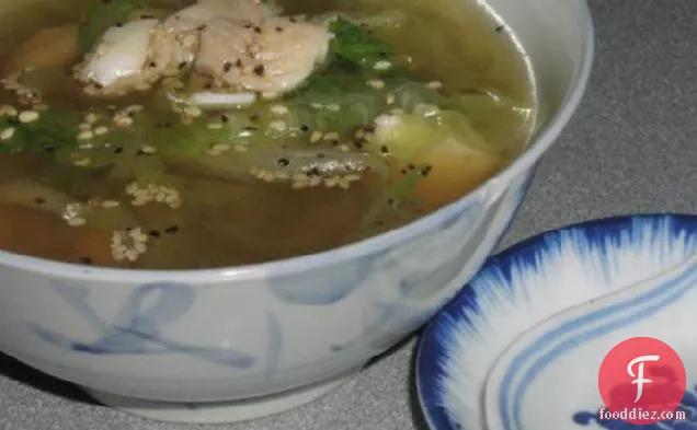 Chinese Fish and Lettuce Soup