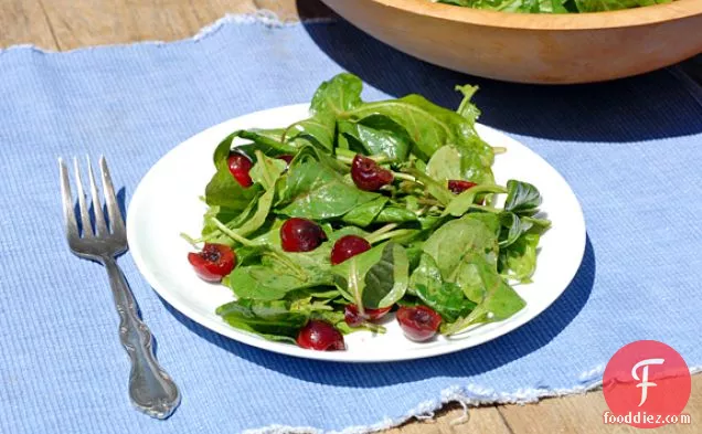 Cherry Arugula Salad With Mustard Vinaigrette