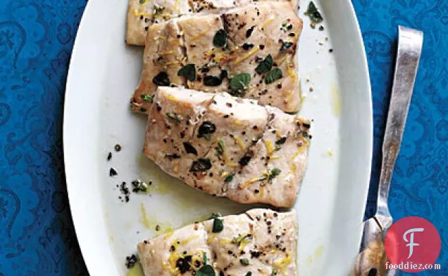 Herb and Lemon Roasted Striped Bass