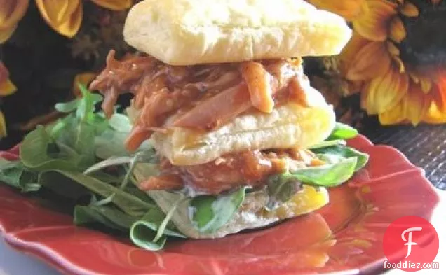 Bbq Chicken Salad Puff Stackers