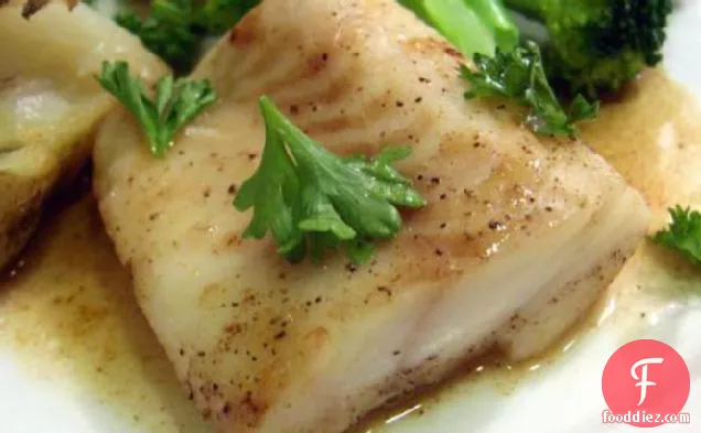 Oven Baked Fish in White Wine