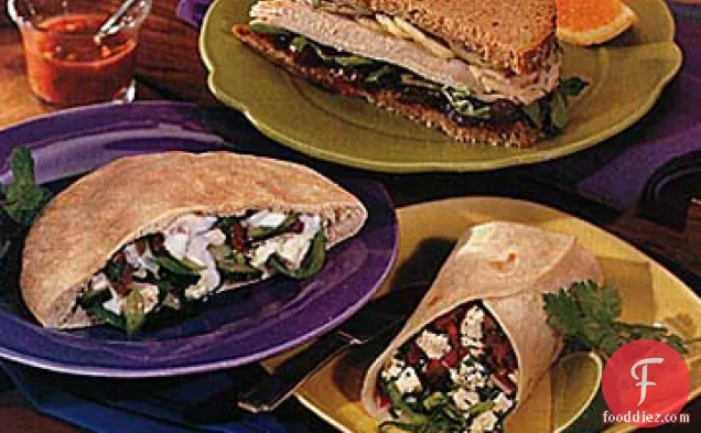 Zucchini-Tomato Frittata Sandwiches