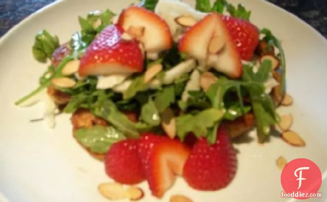 Chicken With Strawberry Salad