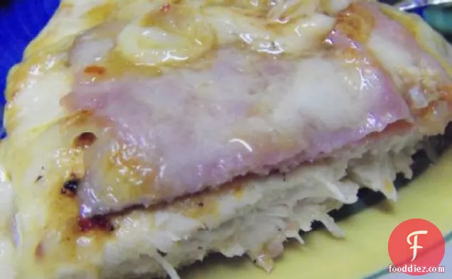 Quick Chicken Escalope With Ham and Gruyere