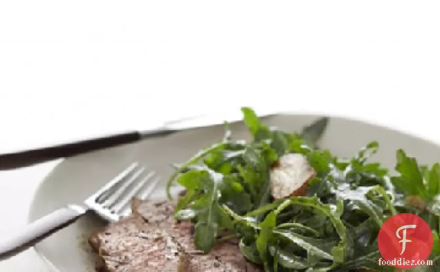 Herbed Steak with Arugula and Potatoes