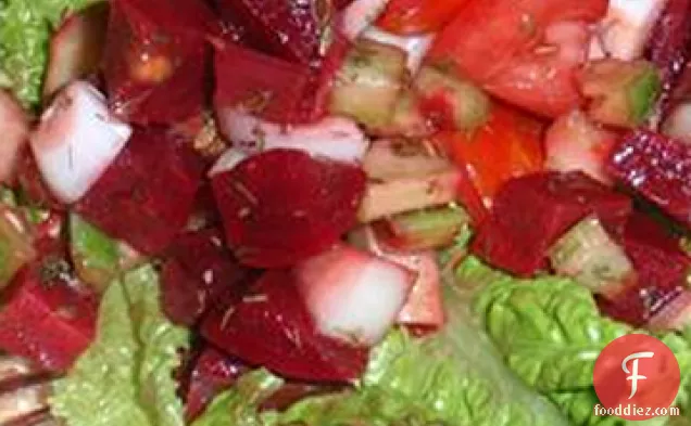 Dilly Tomato and Beet Salad