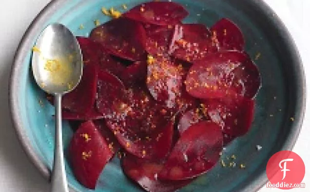 Shaved Beets With Orange
