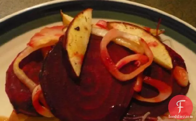 Roasted Beets With Apples