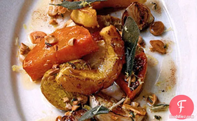 Roasted Root Vegetable Salad with Marcona Almonds