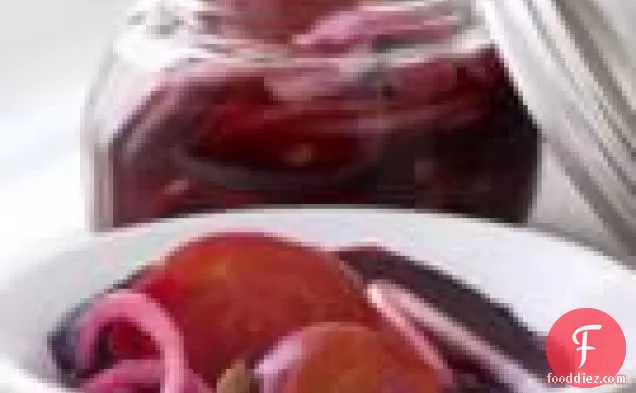Pickled Red And Gold Beets