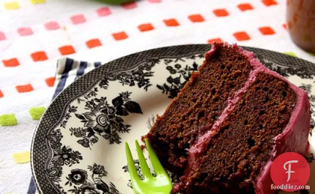 Chocolate Beet Cake with Beet Cream Cheese Frosting