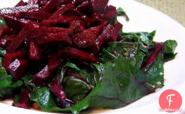 Balsamic Beets and Greens