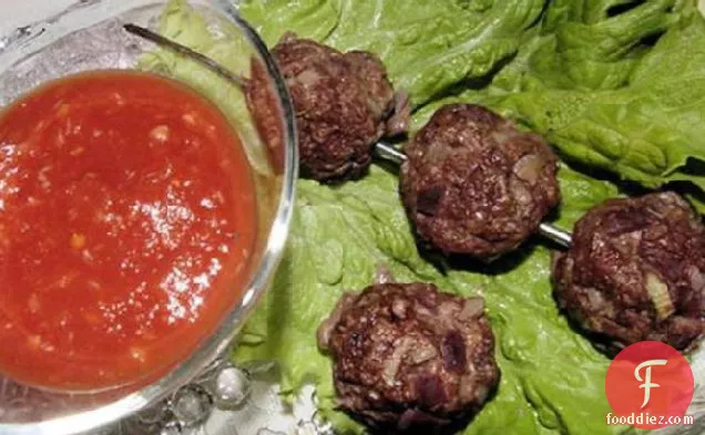 Meatballs With Tomato Relish