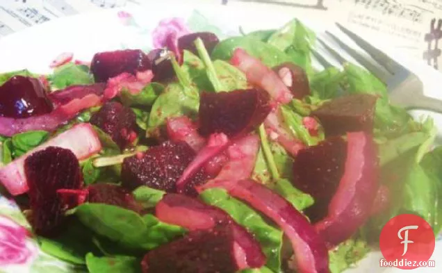 Spinach Salad With Beets