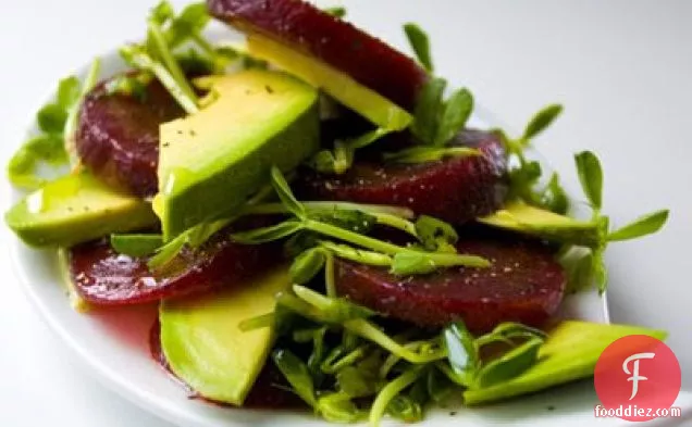 Simple Avocado Beet Salad