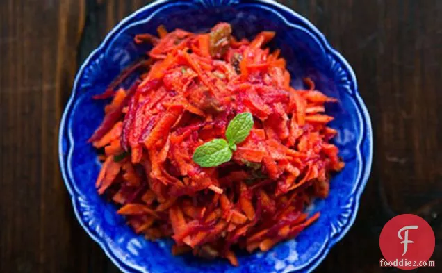 Moroccan Grated Carrot and Beet Salad