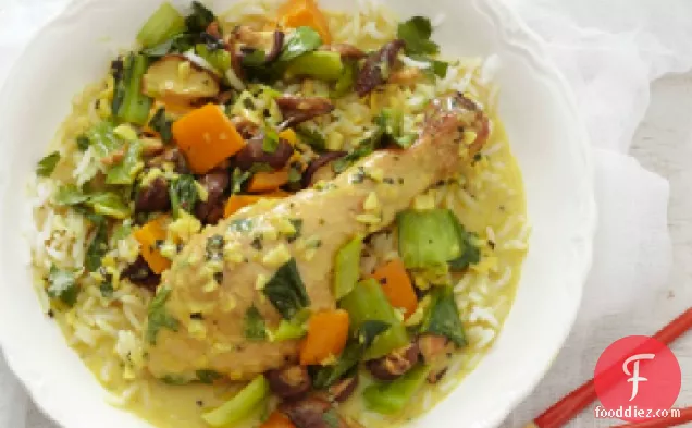 Poulet's One-Pot Coconut Chicken over Jasmine Rice
