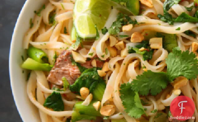 Seared Steak with Spicy Rice Noodles