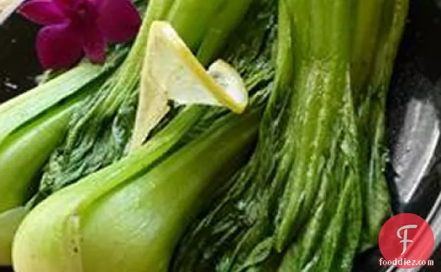 Baby Bok Choy with Garlic