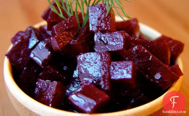 Roasted Beets With Orange Dressing