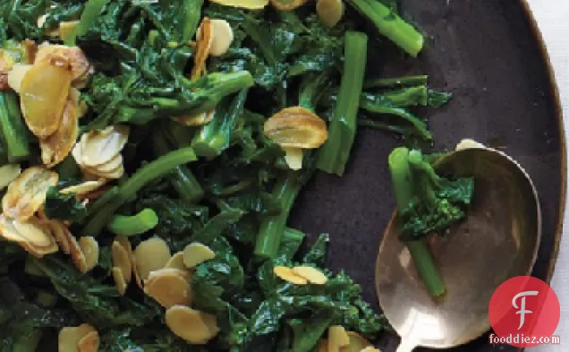 Broccoli Rabe with Garlic and Almonds