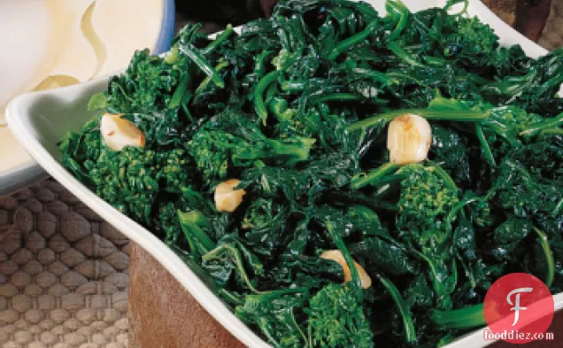 Broccoli Rabe with Melted Garlic