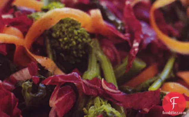 Broccoli Rabe, Carrot, and Radicchio Salad