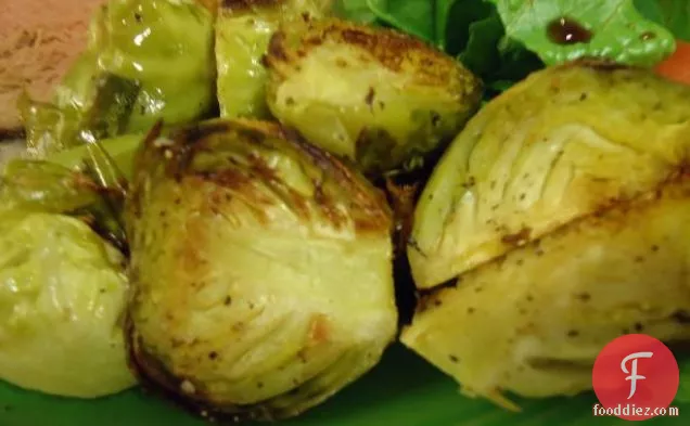 Brussels Sprouts With Pecans and Sweet Potatoes