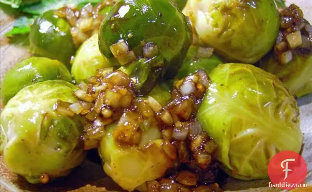 Asian Stir-Fried Brussels Sprouts