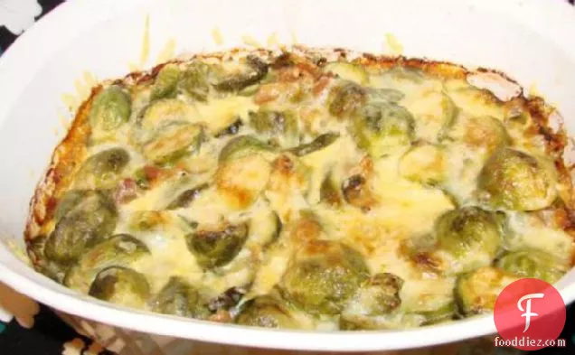 Smokey Brussels Sprouts Bake