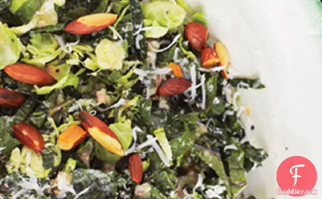 Kale & Brussels Sprout Salad