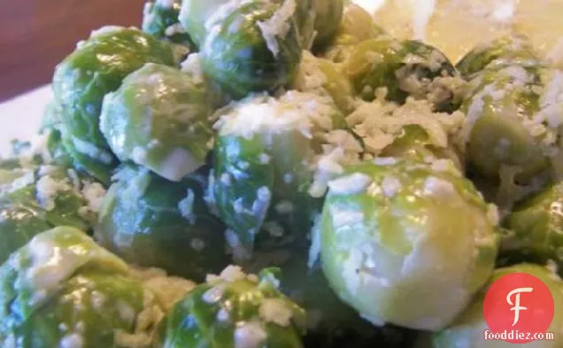 Brussels Sprouts in Lemon Cream