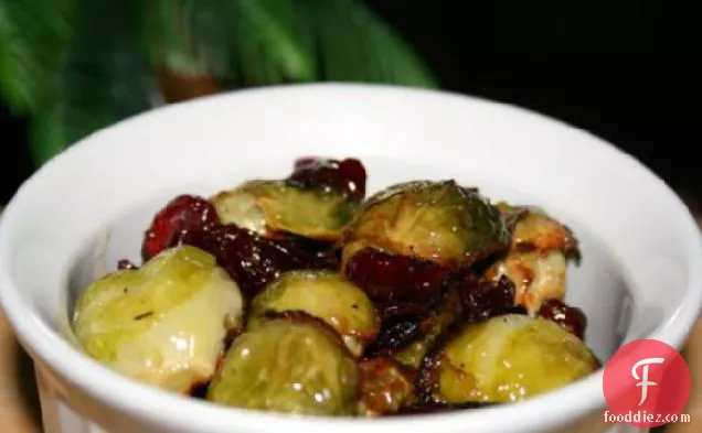 Cran-Honey Brussels Sprouts