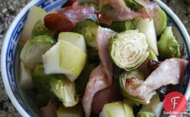 Brussels Sprouts With Bacon and Apple