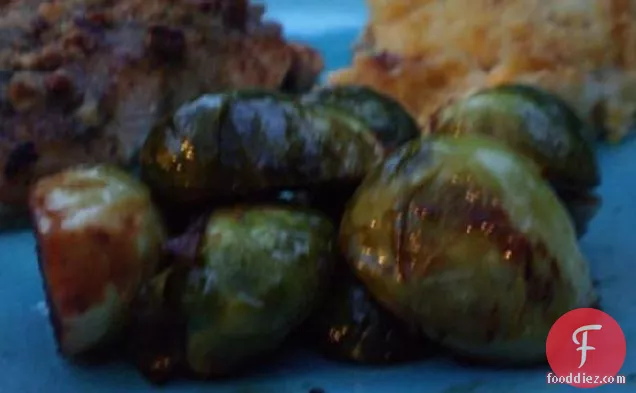 Soy and Sriracha Glazed Brussels Sprouts