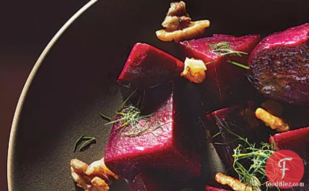 Beets with Dill and Walnuts