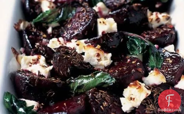 Roasted Beets With Feta & Cumin