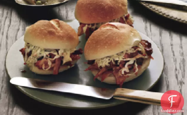 Barbecue Pulled-Turkey Sandwiches