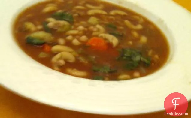 Hearty Vegan Navy Bean Soup