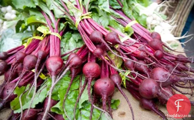 Cook the Book: Stewed Beets with Beet Greens and Ginger