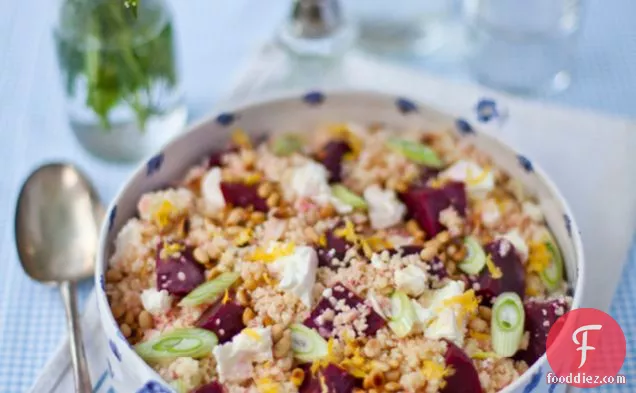 Zingy Beetroot, Feta Cheese, Cous Cous Salad