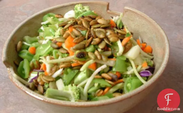 Tidbit Raw Vegetable Salad With Toasted Seeds
