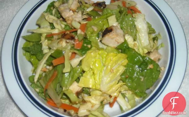Bobby Flay's Chinese Chicken Salad W/ Red Chile Peanut Dressing