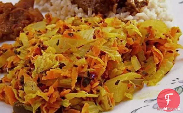 Indian Cabbage and Carrots