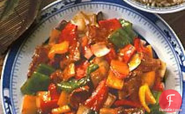 मीठा और खट्टा पोर्क चॉप