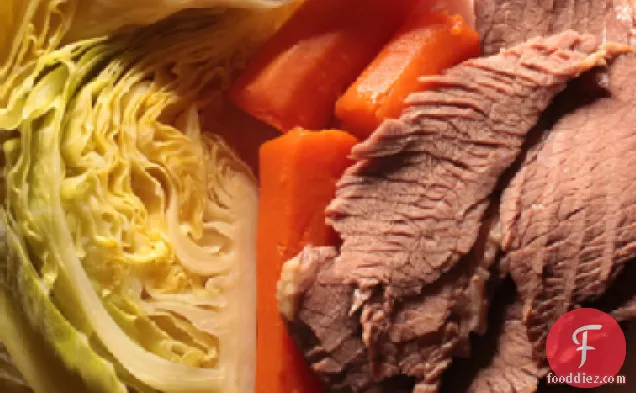 Corned Beef and Cabbage with Horseradish Cream Sauce Recipe