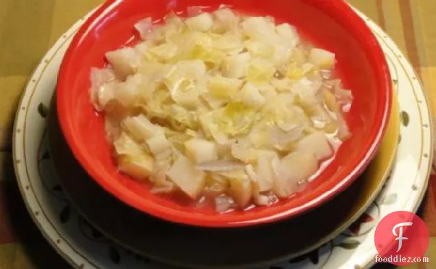 Savoy Cabbage Potato Soup