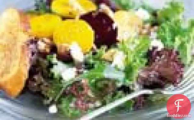 Beet Salad With Chèvre And Walnuts