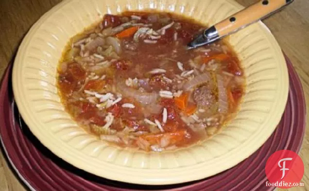 Rachael Ray's St. Paddy's Corned Beef and Cabbage Stoup