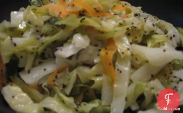 Hot Coleslaw With Poppy-Seed Dressing